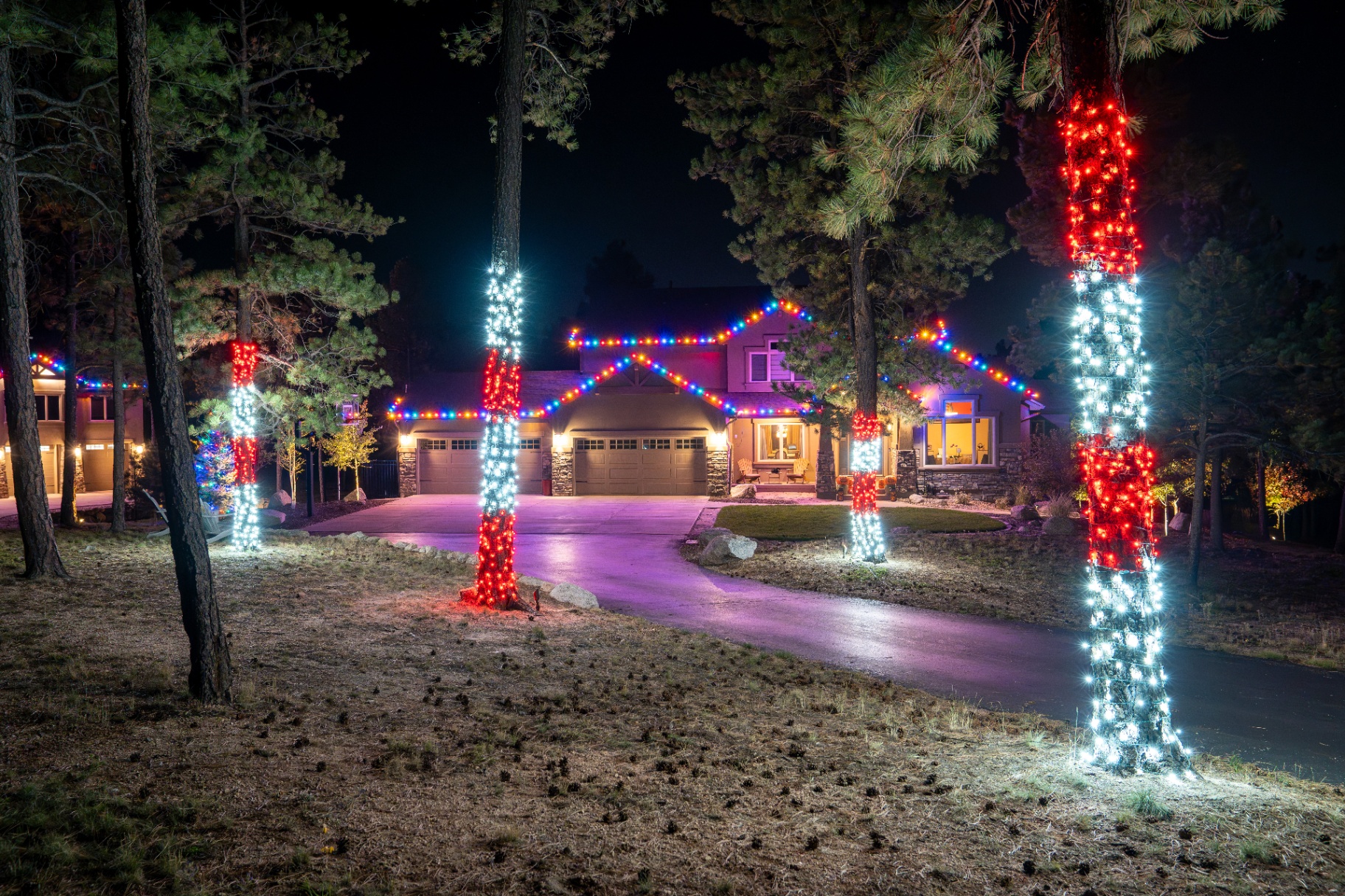 Solace Christmas Lights install near Provo